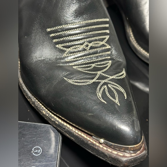 Men's Black Boulet Western Boots - Picture 6 of 11